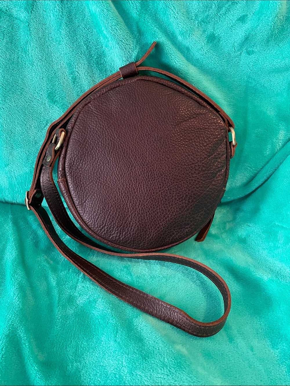 Portland Leather Cold Brew Leather Round Crossbody Bag - Women